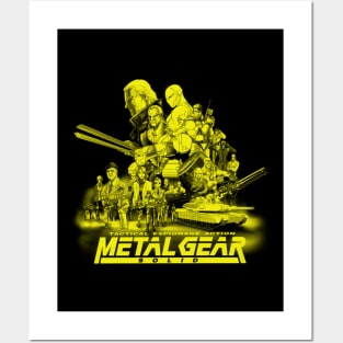 Metal Gear Solid (Yellow Highlight Version) Posters and Art